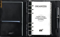 AGENDA MONTBLANC (A5) - COLECTIA MEISTERSTUCK - ORIGINALA SI NOUA! foto