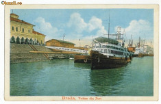 1915 - BRAILA - Nave in port - old postcard - unused foto