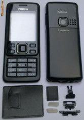 originale! carcase pentru nokia 6300 full - black foto