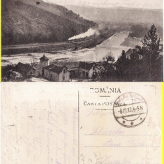 Calimanesti (Valcea), Valea Oltului- tren, garaj auto-cenzura militara WWI, WK1