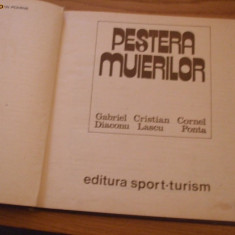 PESTERA MUIERILOR - G. Diaconu , C. Lascu , C. Ponta