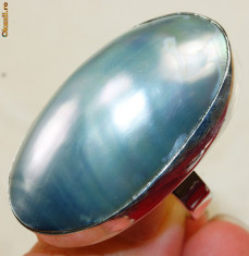 IMPUNATOR inel UNICAT, argint 925, cu mabe pearl - D=18,14 mm (USA 8) ! REDUCERE 20 % LA PRETUL AFISAT ! foto