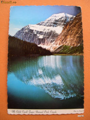 Canada - Muntele Edith Cavell, Jasper National Park. Circulata 1984 foto