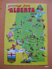 Canada - Greetings from Alberta. Circulata 1983 foto