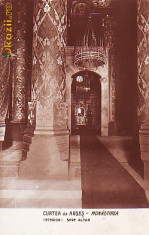 Ok-1130- Romania, Curtea de Arges, c.p. scrisa necirc.1910: Manastirea-Altar foto