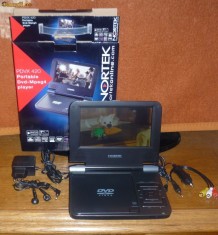 DVD portabil NORTEK PDVX 420, ca nou foto