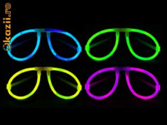 Ochelari luminosi glow forma aviator foto