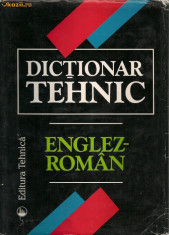 Dictionar tehnic englez roman - 1997 foto