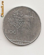 -MI2- ITALIA - 100 Lire 1981 foto