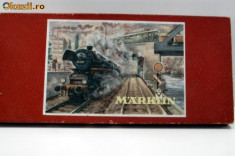 Set Tren MARKLIN ~ Cutie HO ~ Locomotiva cu Vapori BR 89 005 ~ Anii &amp;#039;50 foto