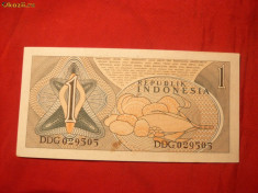 Bancnota 1 Rupie INDONEZIA , 1961 , Neindoita foto