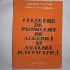 Culegere de probleme de algebra si analiza matematica - Alexandru Leonte, Constantin Niculescu,15