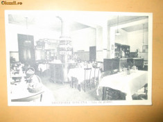 Carte postala Trattoria Toscana Restaurant sala de pranz 1925 foto