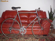 Cursiera Motobecane Mirage echipata Shimano 105, cu ghidon drept (poate fi single speed, fixie, trekking, city) foto
