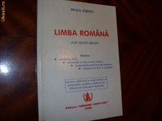 OLGA CHITU - LIMBA ROMANA - 519 teste grila * foto