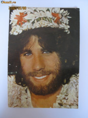 CARTE POSTALA ACIN NECIRCULATA DIN ANII 70 CU JOHN TRAVOLTA foto