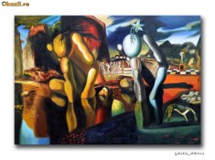 Metamorfoza lui Narcis (100x70cm) - Repro Salvador Dali foto