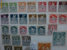timbre germania reich 1920 mi 119-138 val.peste 125 euro foto