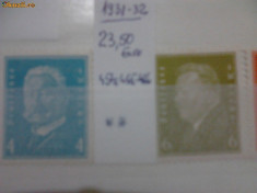 timbre germania reich 1931-32 mi 454; 465-466 MNH val.23 euro foto