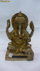 Statueta &amp;quot;Ganesha&amp;quot;bronz 4 foto