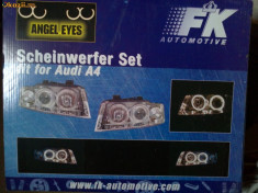 Kit faruri angel eyes Audi A4 (an 2000-2002) foto