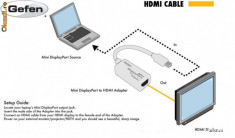 Mini DisplayPort to HDMI adaptor ptr. Apple Macbook ,Lenovo foto
