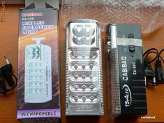 Lanterna Reancarcabila (Fara Baterii) MINI LED EMERGENCY LIGHT 15+4 LED foto