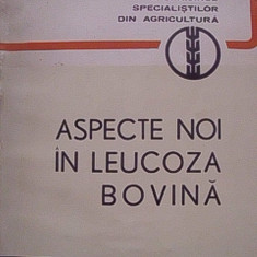 ASPECTE NOI IN LEUCOZA BOVINA