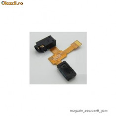 Banda flex flat cable folie foita conector A.V AV Jack si difuzor casca speacker Samsung C6712 Star II duos dualsim dual sim Originala Sigilata foto