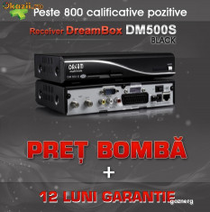 Dreambox DM500S DM 500 DM500 All Black 2015*Black Month!! 12Luni Garantie foto