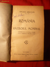 I.Rusu Abrudeanu - Romania si Razboiul Mondial. -Prima Ed.1921 foto