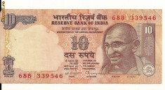 LL bancnota India 10 rupii foto