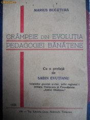 BANAT-SABIN EVUTIAN,MARIUS BUCATURA,EVOLUTIA PEDAGOGIEI BANATENE,TIMISOARA,1938 foto