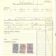 268 Document vechi fiscalizat-1939 - J. Nourik, Agentie de Vapoare, Braila, catre Josefsohn &amp; Zentler,(Braila) -hartie pergament