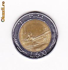 Monede ITALIA - 500 lire 1985 foto