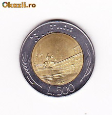 Monede ITALIA - 500 lire 1987 foto