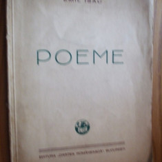EMIL ISAC - Poeme - Editura "Cartea Romaneasca" Bucuresti, 1936, 59 p.