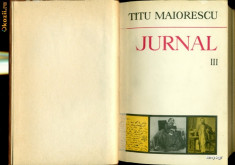 Jurnal si Epistolar - Vol. III (18 iulie 1860 - 10 iulie 1862)- Titu Maiorescu foto