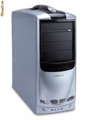 Vand carcasa ATX Delux MG760 BMW SilverBlack foto