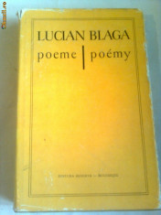 LUCIAN BLAGA ~ POEME - POEMY (editie bilingva romano-slovaca) foto