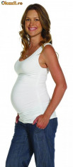 Maieu gravide Ruched Tank foto