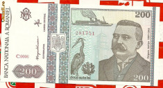 200 lei 1992 UNC foto