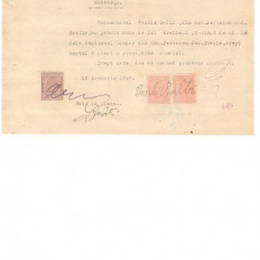 299 Document vechi fiscalizat-12ian1947-Chitanta -Comitetul Scolar comuna Perisoru(Ianca), jud.Braila-a fost indosariat prin coasere