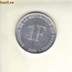 bnk mnd Burundi 1 franci 1990 aunc