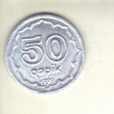 bnk mnd Azerbaidjan 50 qapik 1993 unc