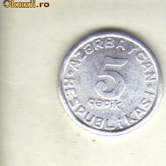 bnk mnd Azerbaidjan 5 qapik 1993 unc