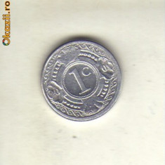 bnk mnd Antilele Olandeze 1 cent 2001