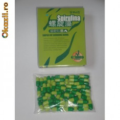 Spirulina chinezeasca | Capsula de slabit din alge marine foto