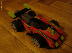 Macheta masina cars originala LEGO Racers Fast Red Shark Team Creators foto