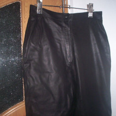 Pantaloni dama piele